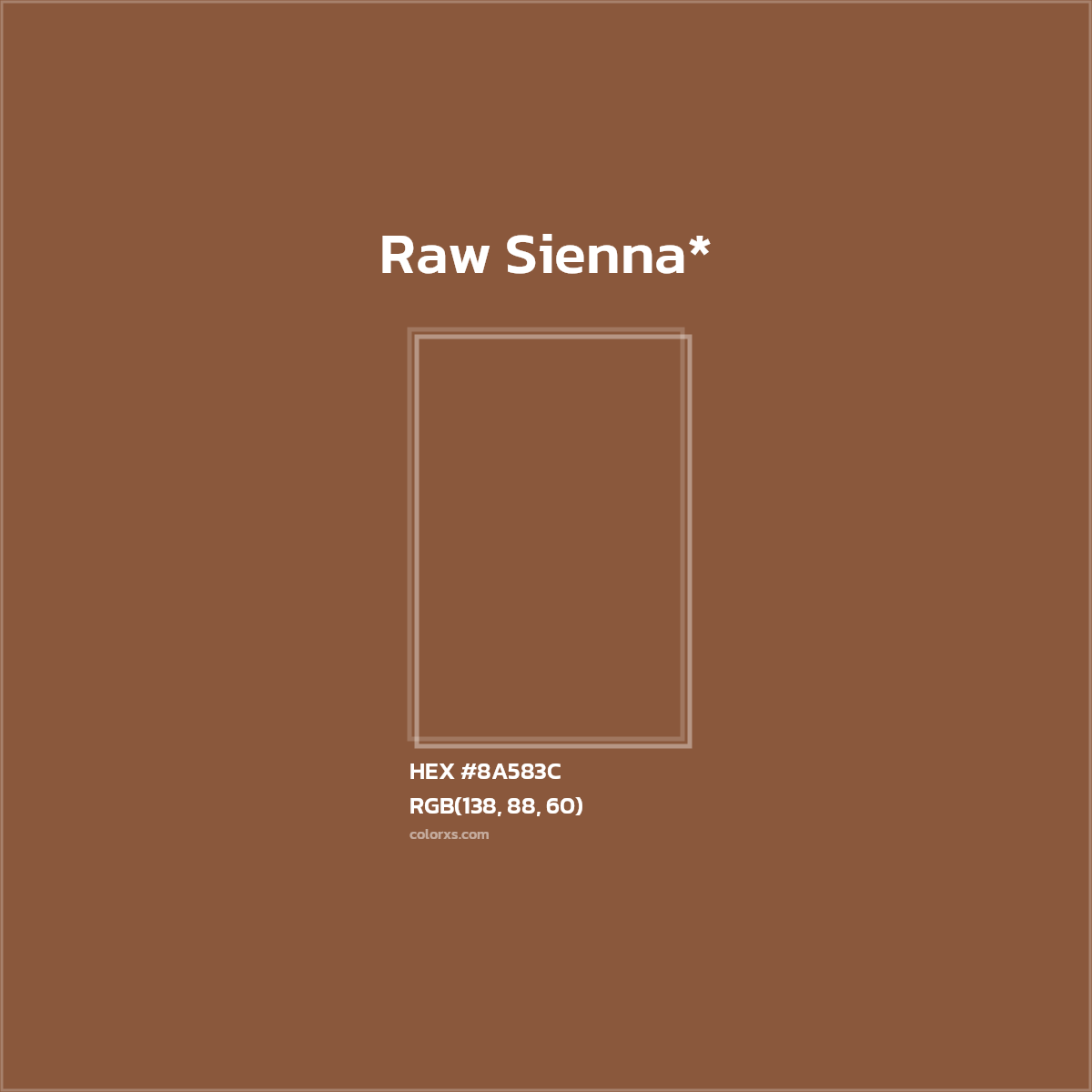 HEX #8A583C Color Name, Color Code, Palettes, Similar Paints, Images