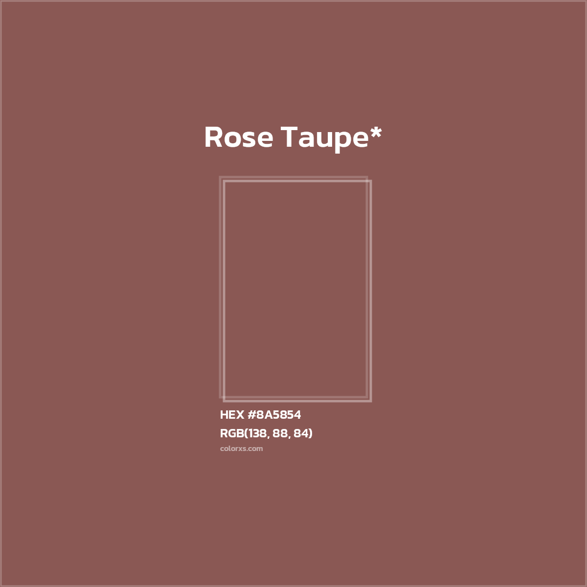 HEX #8A5854 Color Name, Color Code, Palettes, Similar Paints, Images