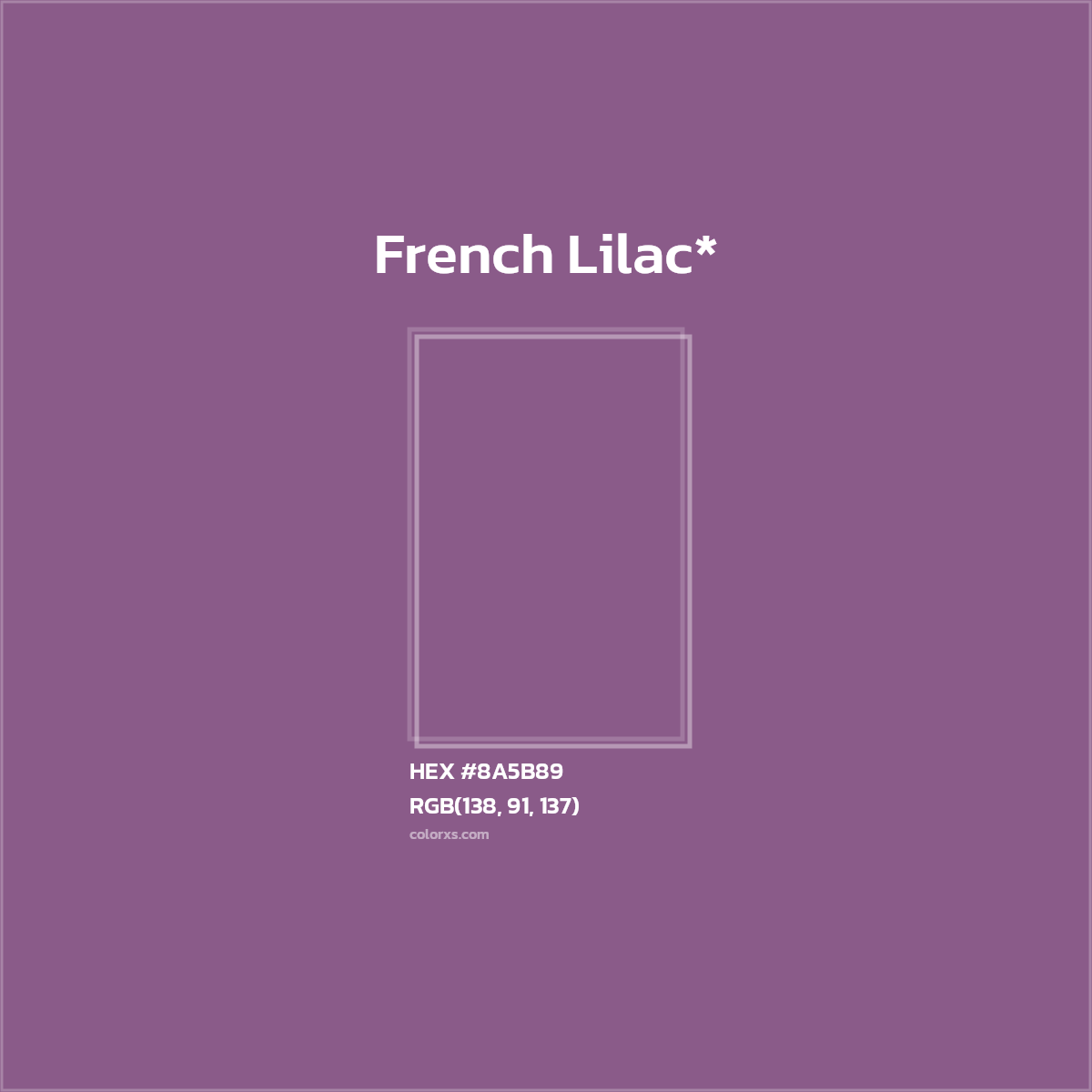 HEX #8A5B89 Color Name, Color Code, Palettes, Similar Paints, Images