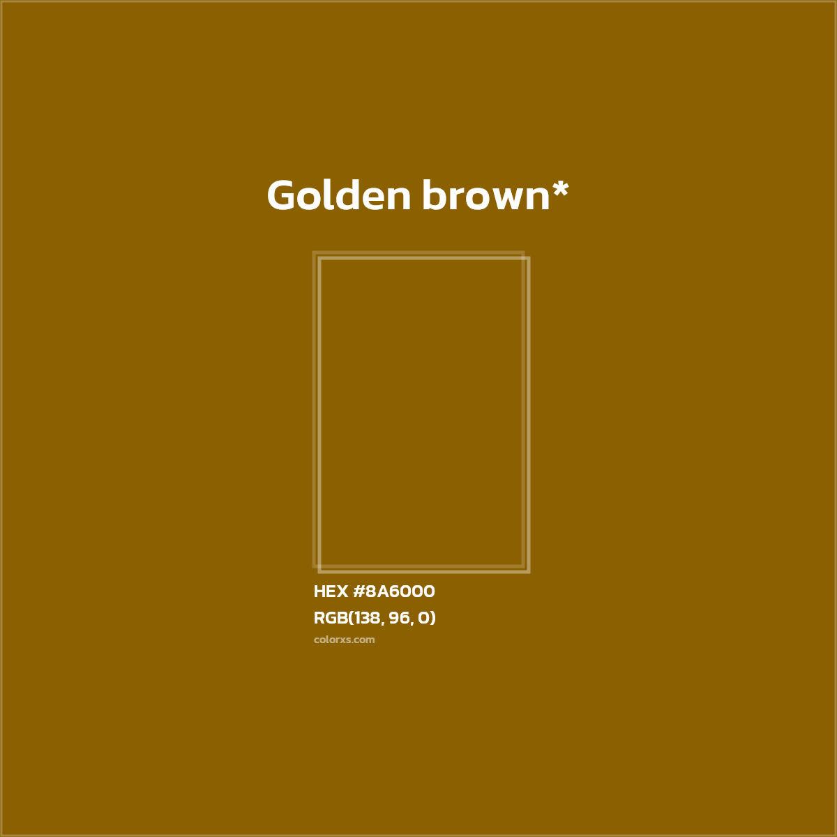 HEX #8A6000 Color Name, Color Code, Palettes, Similar Paints, Images
