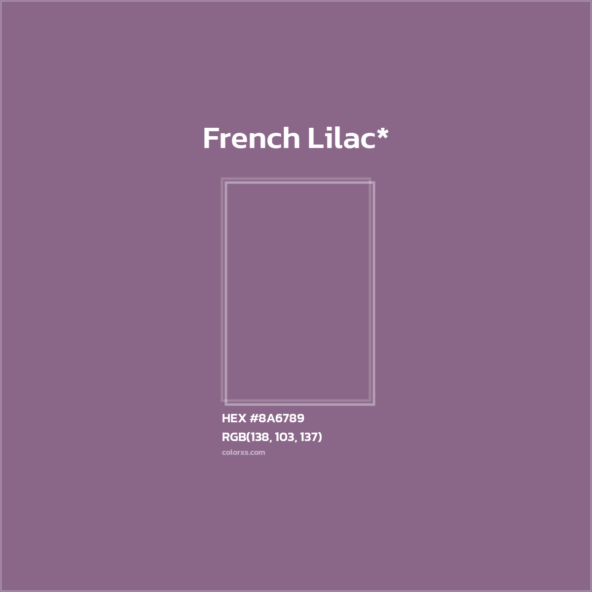 HEX #8A6789 Color Name, Color Code, Palettes, Similar Paints, Images