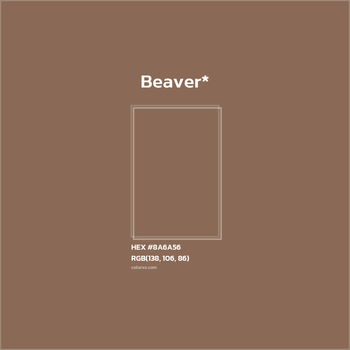 HEX #8A6A56 Color Name, Color Code, Palettes, Similar Paints, Images