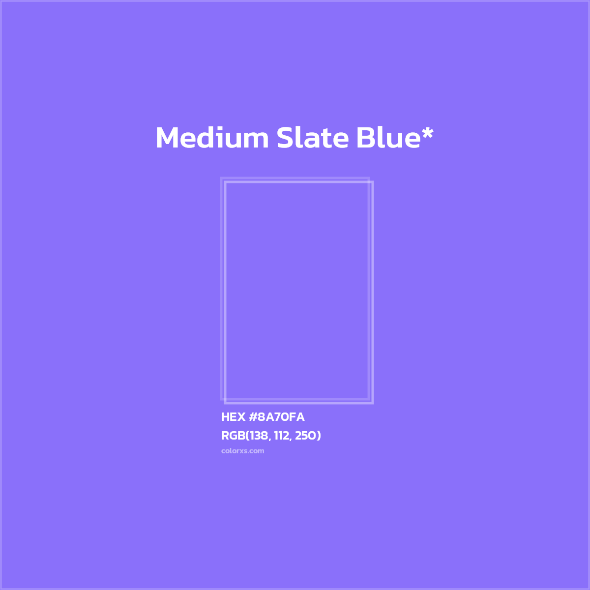 HEX #8A70FA Color Name, Color Code, Palettes, Similar Paints, Images