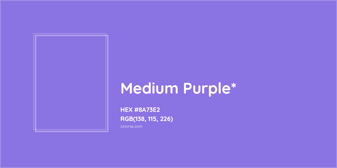 HEX #8A73E2 Color Name, Color Code, Palettes, Similar Paints, Images