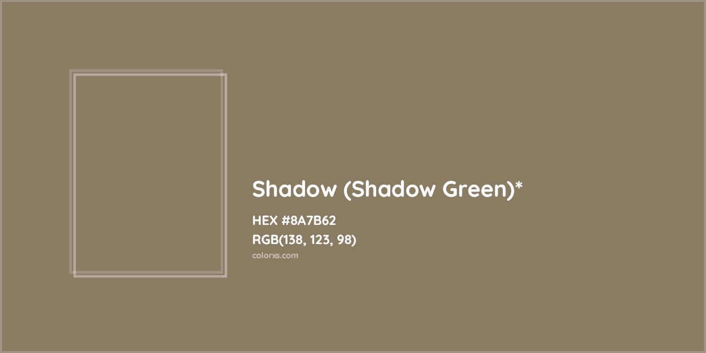 HEX #8A7B62 Color Name, Color Code, Palettes, Similar Paints, Images