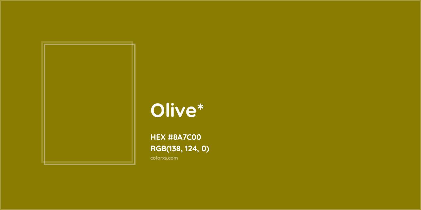 HEX #8A7C00 Color Name, Color Code, Palettes, Similar Paints, Images
