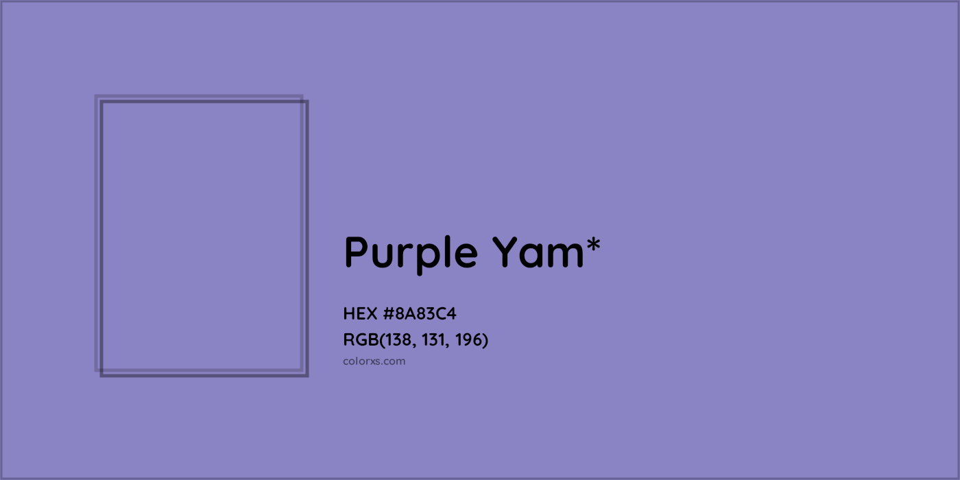 HEX #8A83C4 Color Name, Color Code, Palettes, Similar Paints, Images