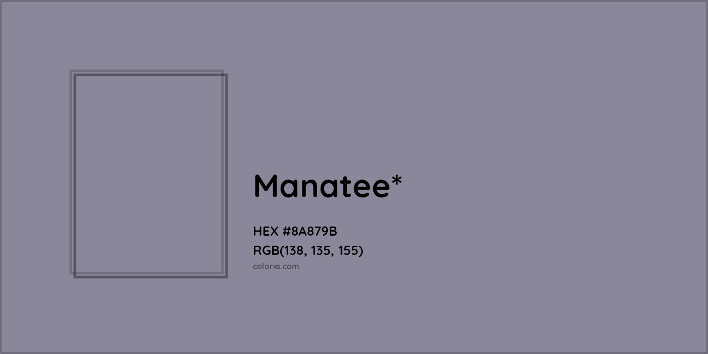 HEX #8A879B Color Name, Color Code, Palettes, Similar Paints, Images