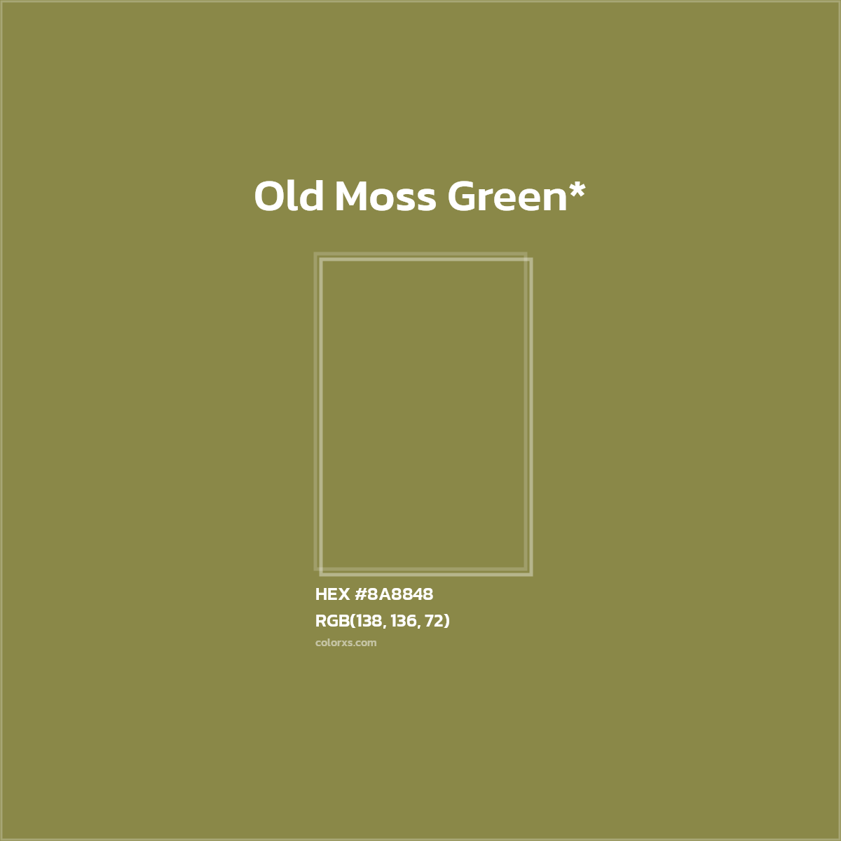 HEX #8A8848 Color Name, Color Code, Palettes, Similar Paints, Images