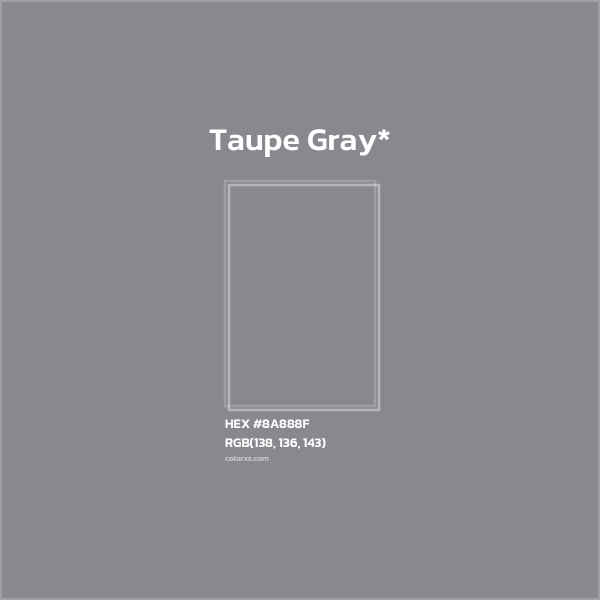 HEX #8A888F Color Name, Color Code, Palettes, Similar Paints, Images
