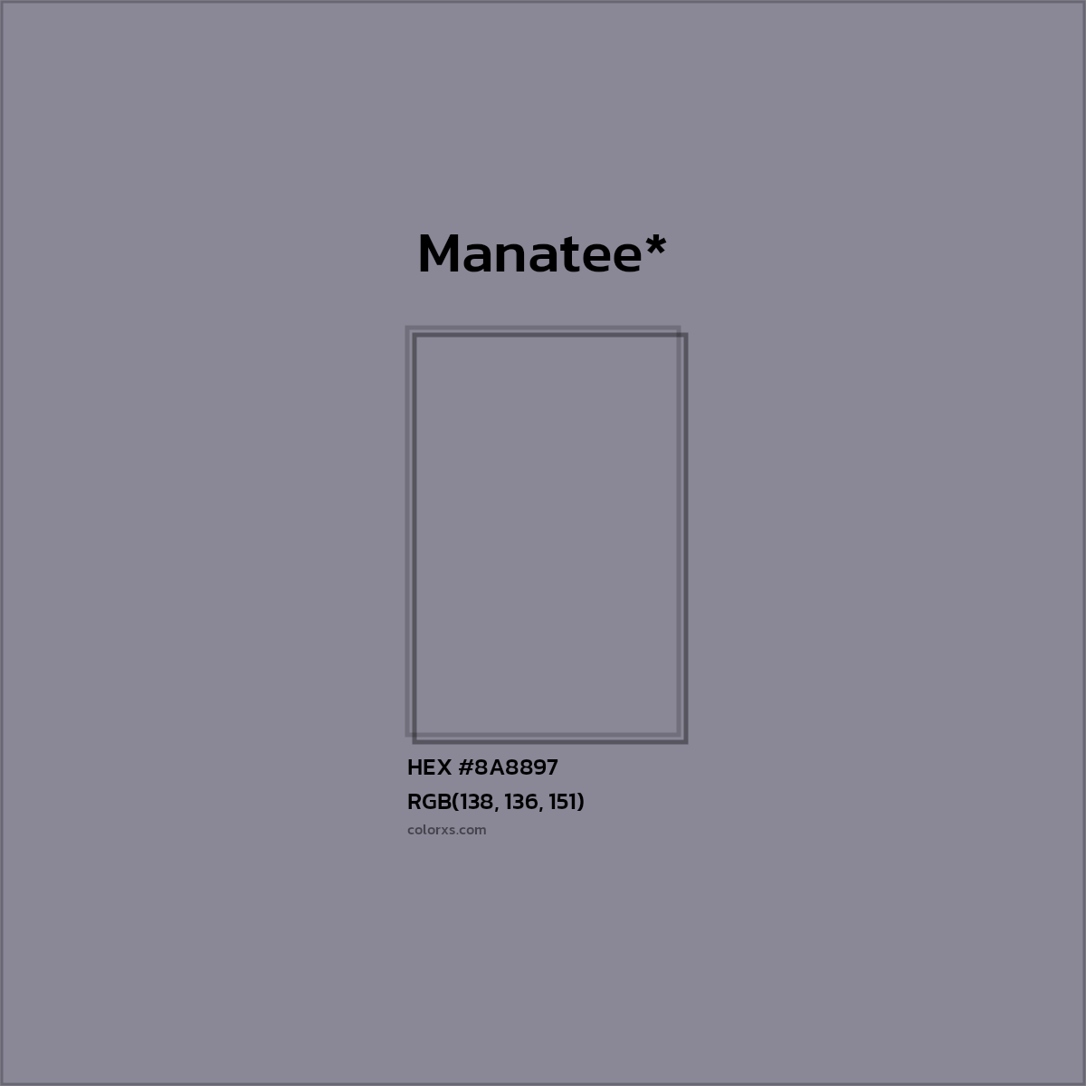 HEX #8A8897 Color Name, Color Code, Palettes, Similar Paints, Images