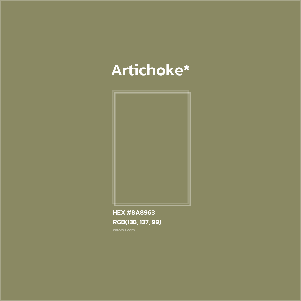 HEX #8A8963 Color Name, Color Code, Palettes, Similar Paints, Images