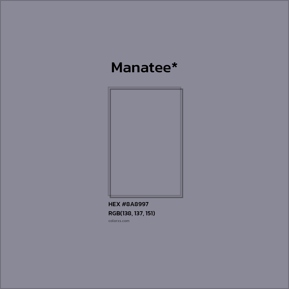 HEX #8A8997 Color Name, Color Code, Palettes, Similar Paints, Images
