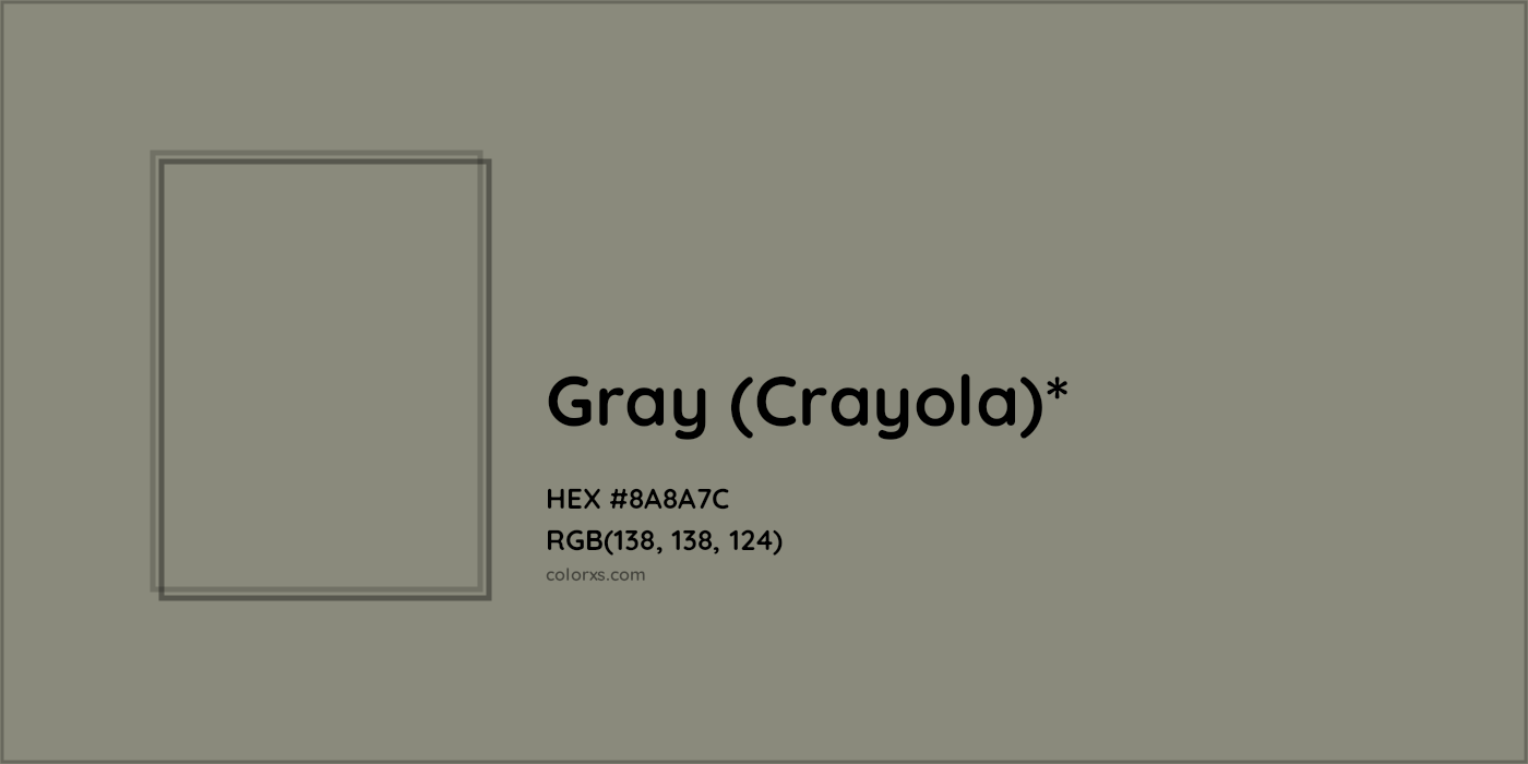 HEX #8A8A7C Color Name, Color Code, Palettes, Similar Paints, Images