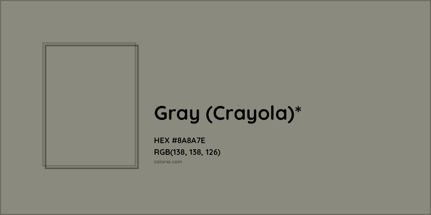 HEX #8A8A7E Color Name, Color Code, Palettes, Similar Paints, Images
