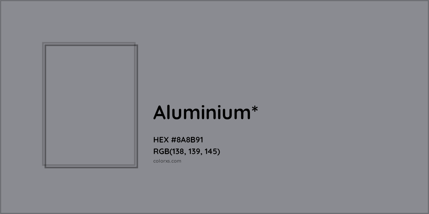 HEX #8A8B91 Color Name, Color Code, Palettes, Similar Paints, Images