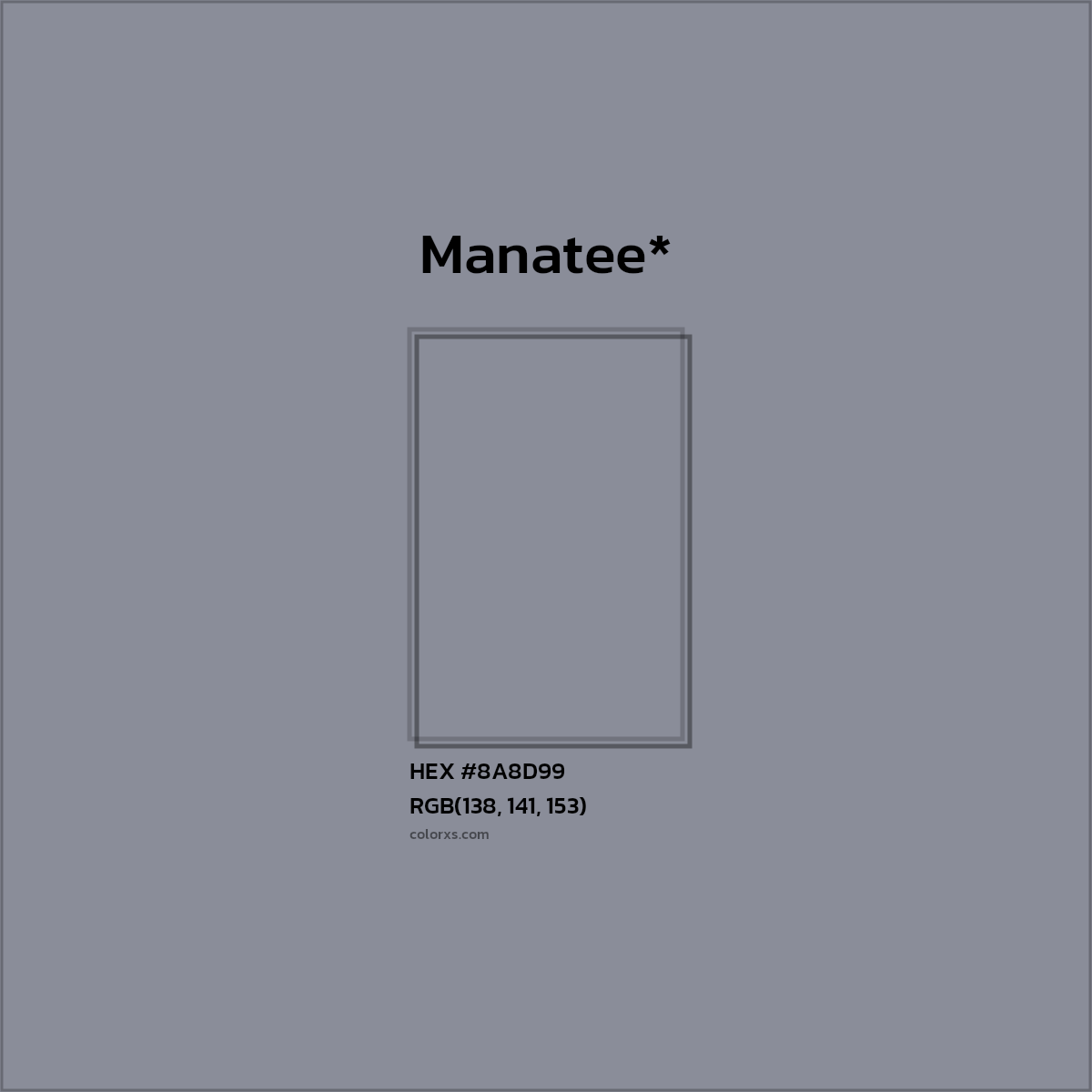 HEX #8A8D99 Color Name, Color Code, Palettes, Similar Paints, Images