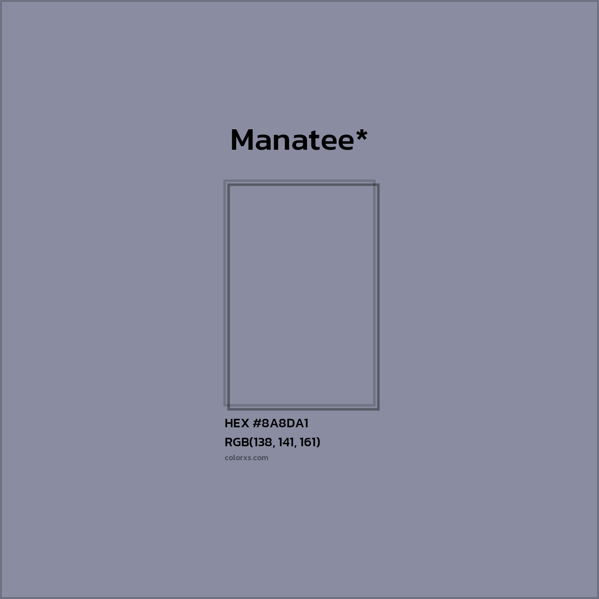 HEX #8A8DA1 Color Name, Color Code, Palettes, Similar Paints, Images
