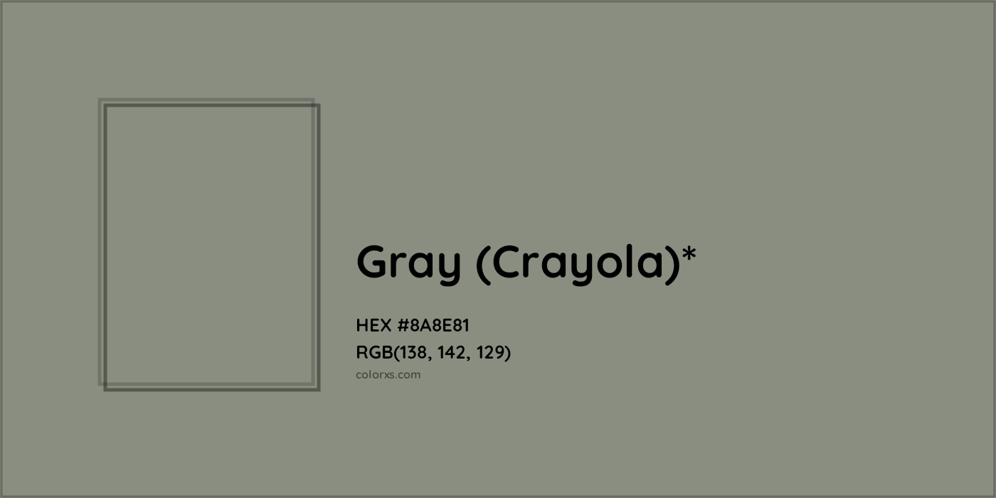HEX #8A8E81 Color Name, Color Code, Palettes, Similar Paints, Images