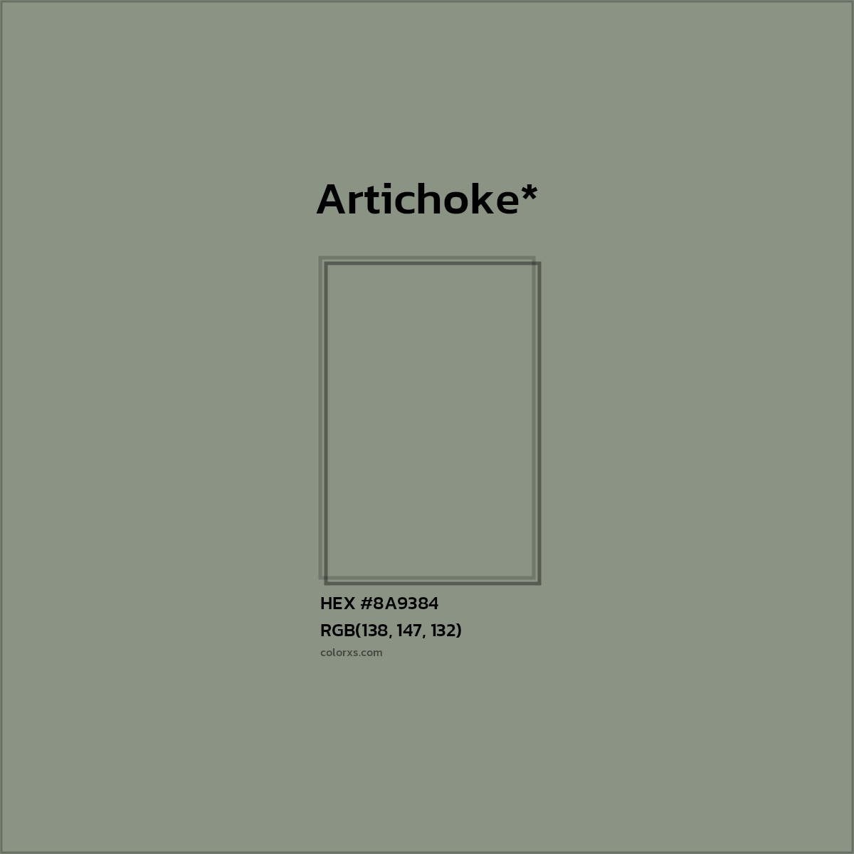 HEX #8A9384 Color Name, Color Code, Palettes, Similar Paints, Images