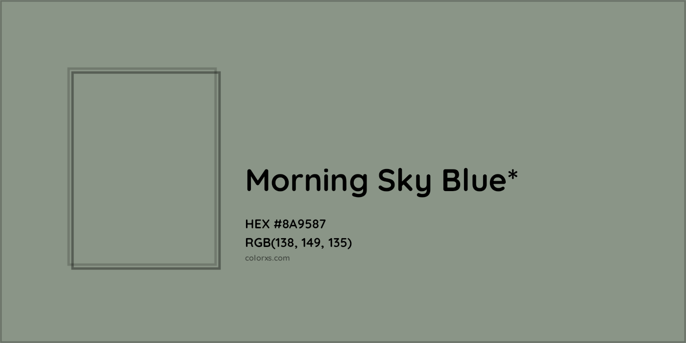 HEX #8A9587 Color Name, Color Code, Palettes, Similar Paints, Images