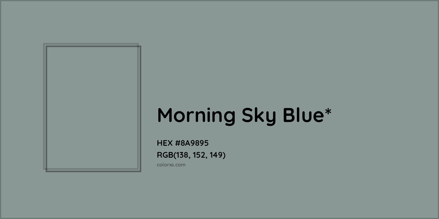 HEX #8A9895 Color Name, Color Code, Palettes, Similar Paints, Images
