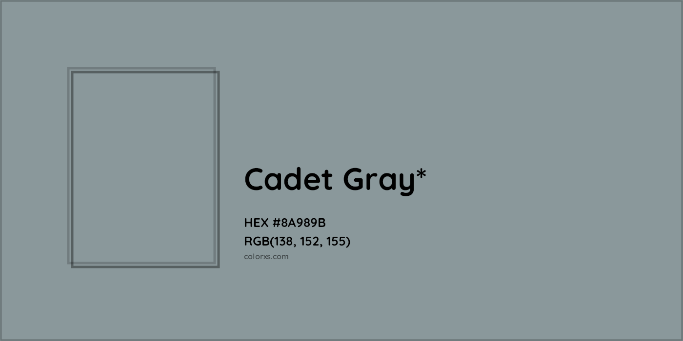 HEX #8A989B Color Name, Color Code, Palettes, Similar Paints, Images