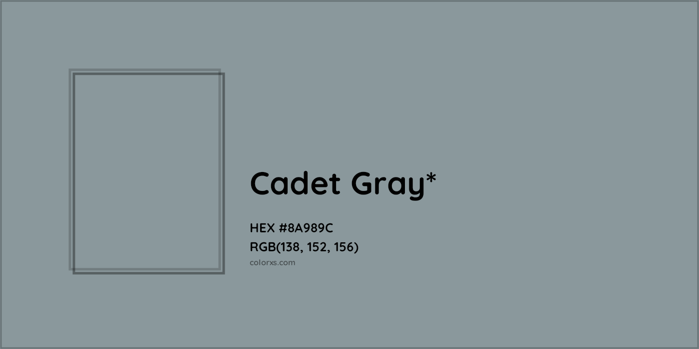 HEX #8A989C Color Name, Color Code, Palettes, Similar Paints, Images
