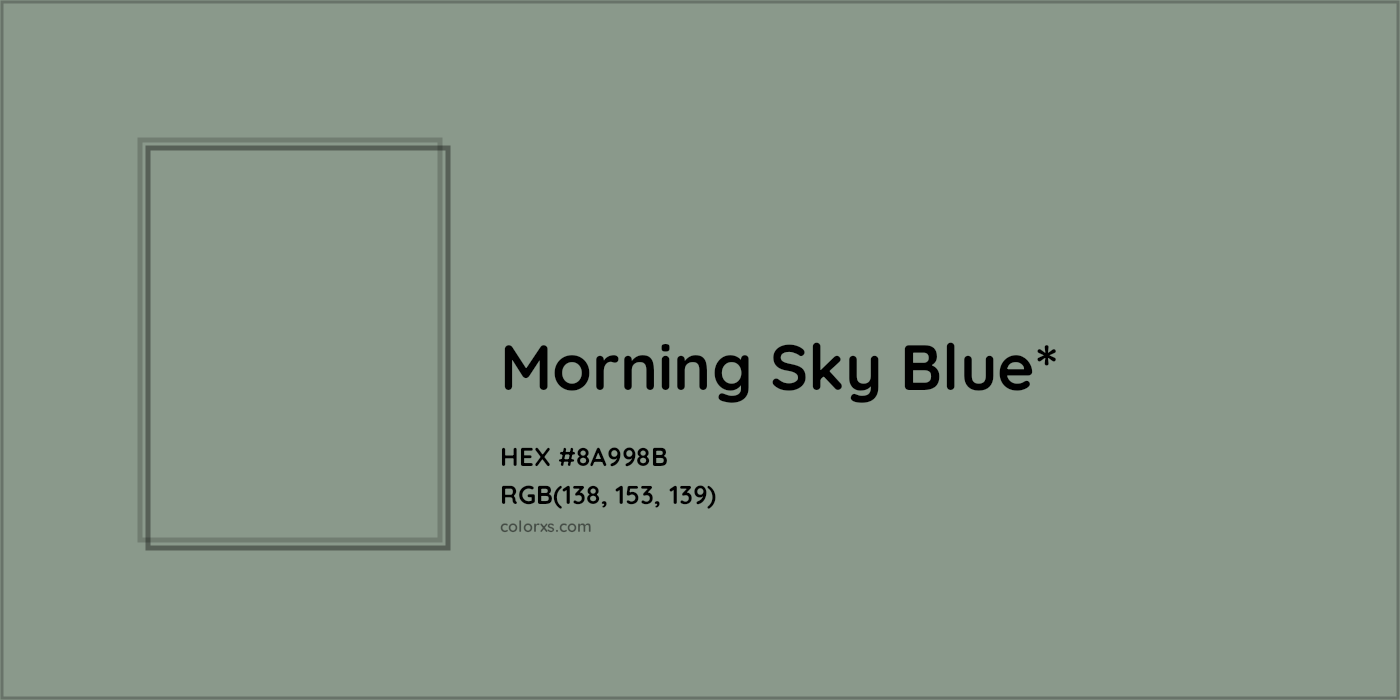 HEX #8A998B Color Name, Color Code, Palettes, Similar Paints, Images