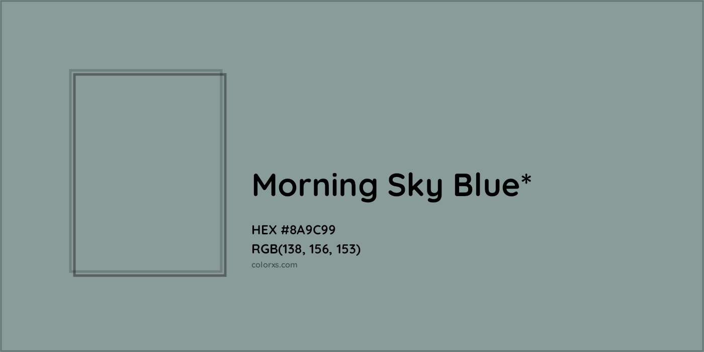 HEX #8A9C99 Color Name, Color Code, Palettes, Similar Paints, Images