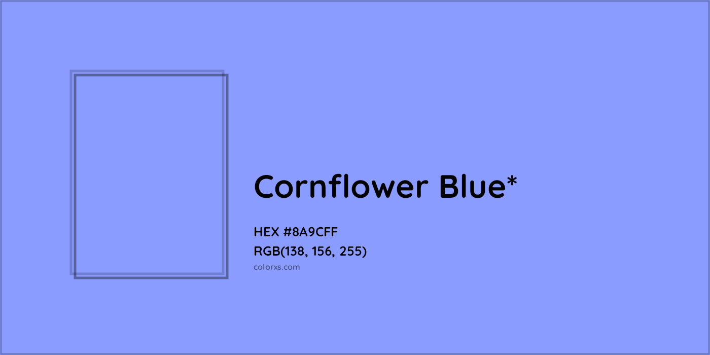 HEX #8A9CFF Color Name, Color Code, Palettes, Similar Paints, Images