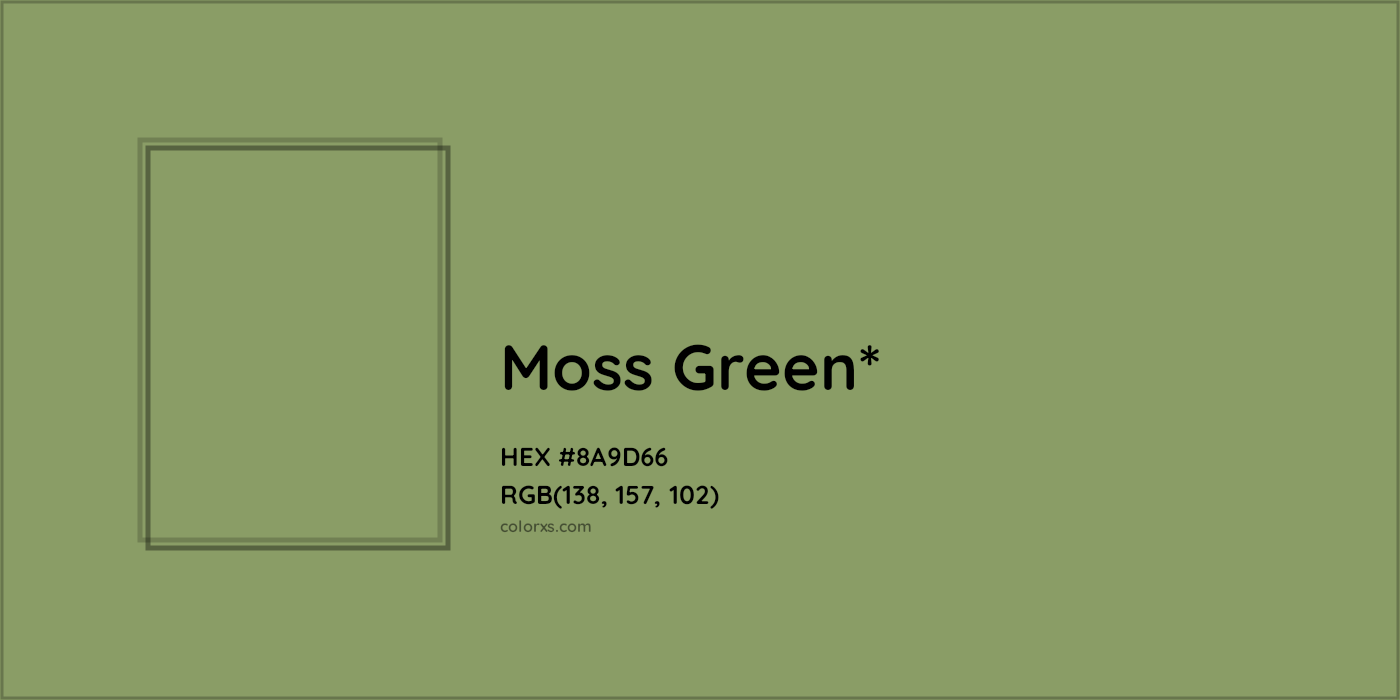 HEX #8A9D66 Color Name, Color Code, Palettes, Similar Paints, Images