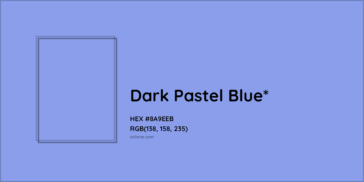 HEX #8A9EEB Color Name, Color Code, Palettes, Similar Paints, Images