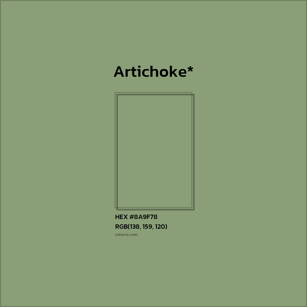 HEX #8A9F78 Color Name, Color Code, Palettes, Similar Paints, Images
