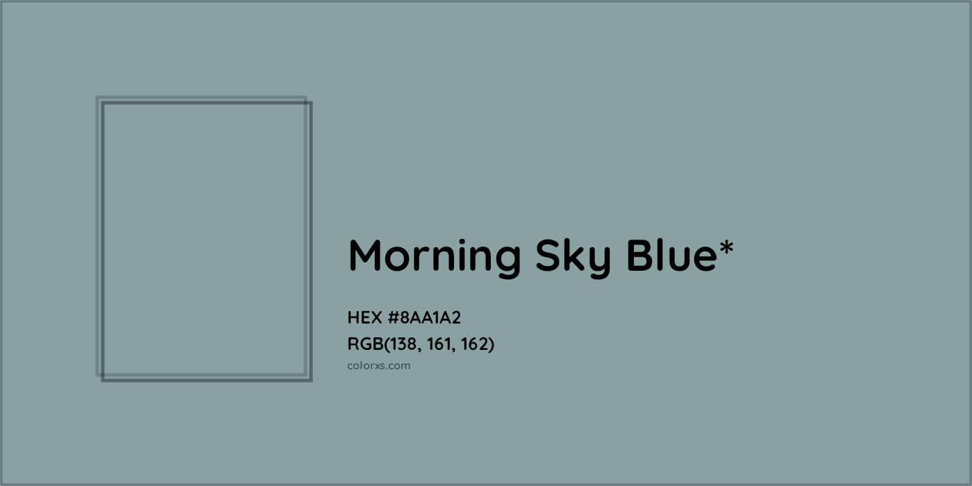 HEX #8AA1A2 Color Name, Color Code, Palettes, Similar Paints, Images