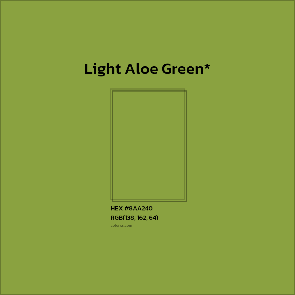 HEX #8AA240 Color Name, Color Code, Palettes, Similar Paints, Images