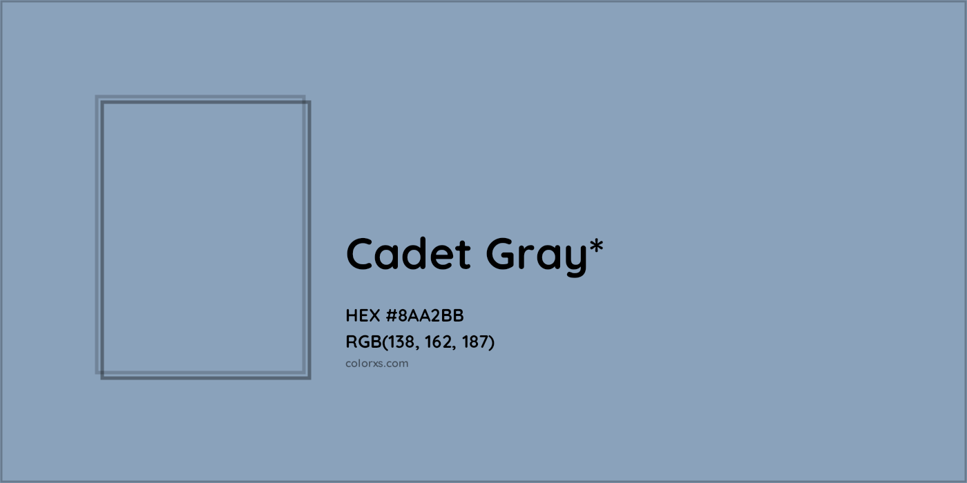 HEX #8AA2BB Color Name, Color Code, Palettes, Similar Paints, Images