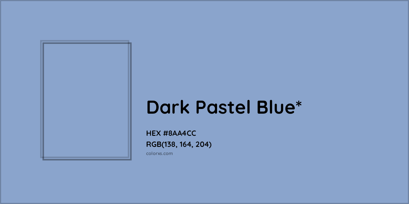 HEX #8AA4CC Color Name, Color Code, Palettes, Similar Paints, Images
