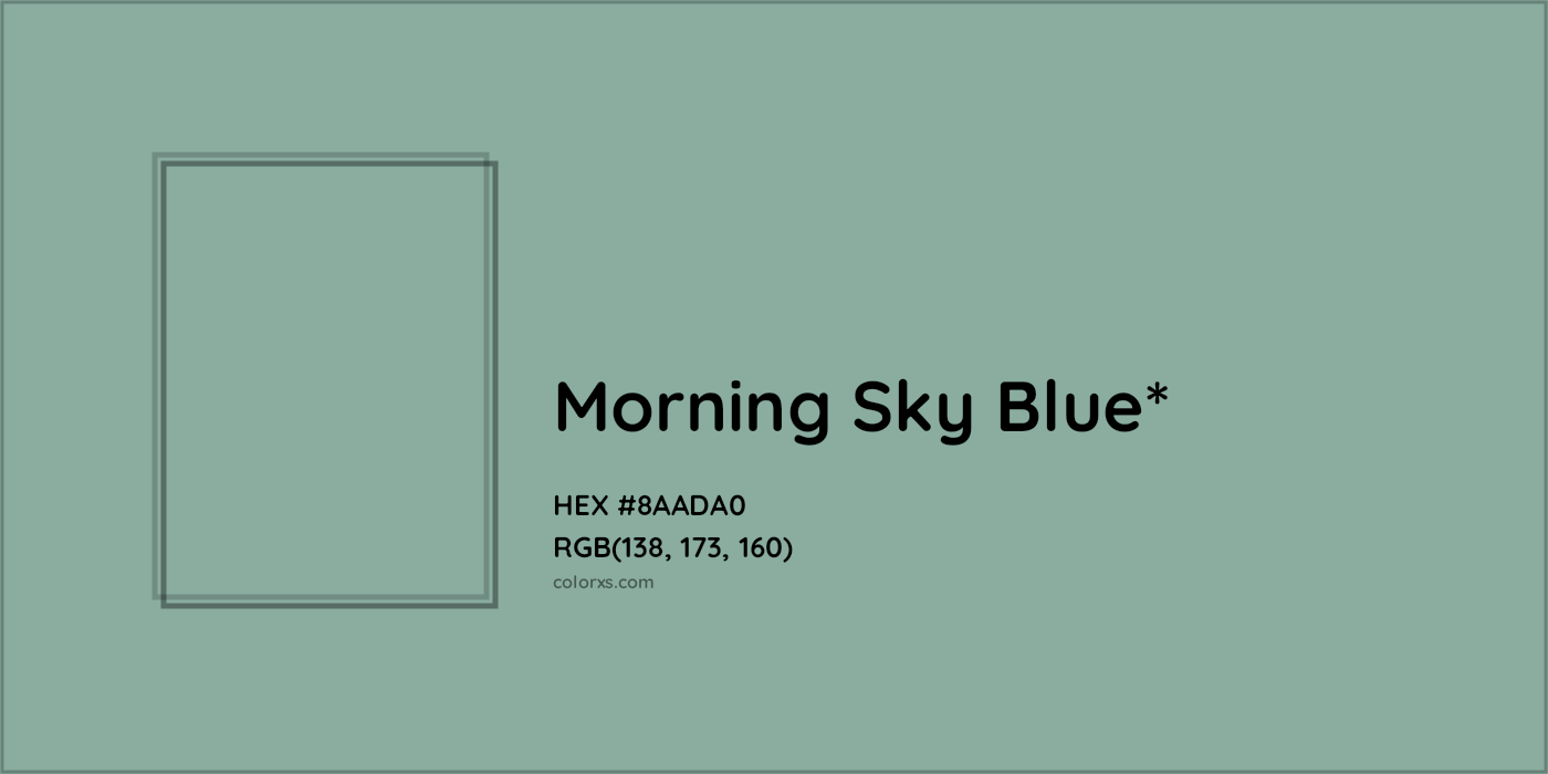 HEX #8AADA0 Color Name, Color Code, Palettes, Similar Paints, Images