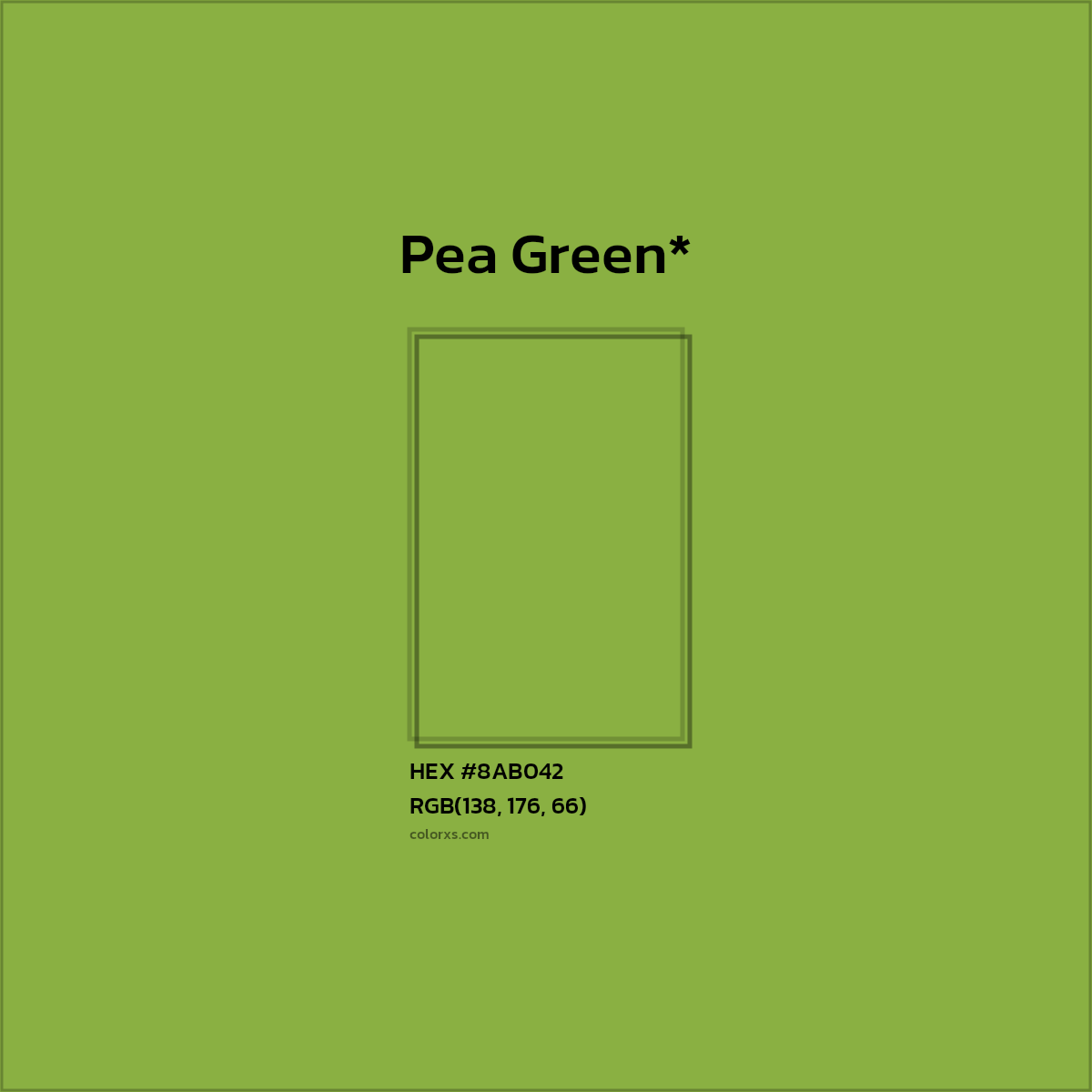 HEX #8AB042 Color Name, Color Code, Palettes, Similar Paints, Images