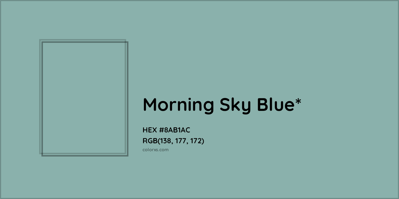 HEX #8AB1AC Color Name, Color Code, Palettes, Similar Paints, Images