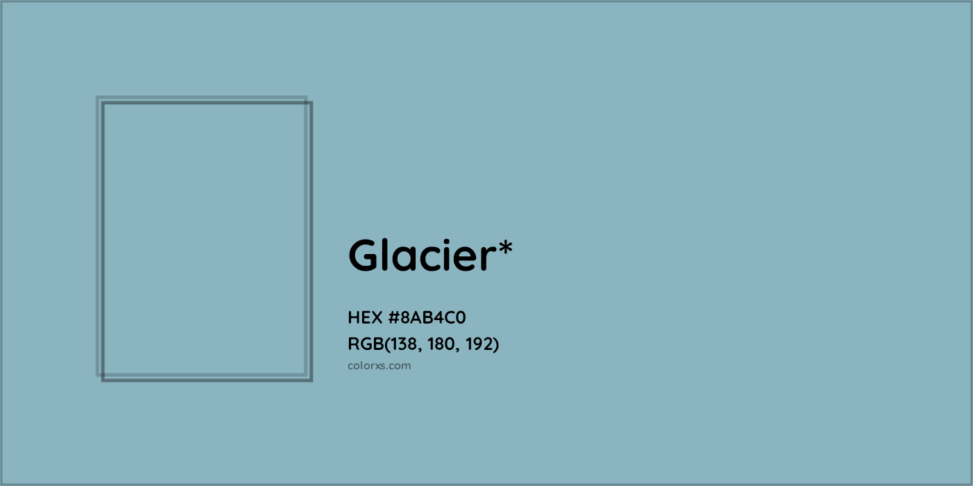 HEX #8AB4C0 Color Name, Color Code, Palettes, Similar Paints, Images