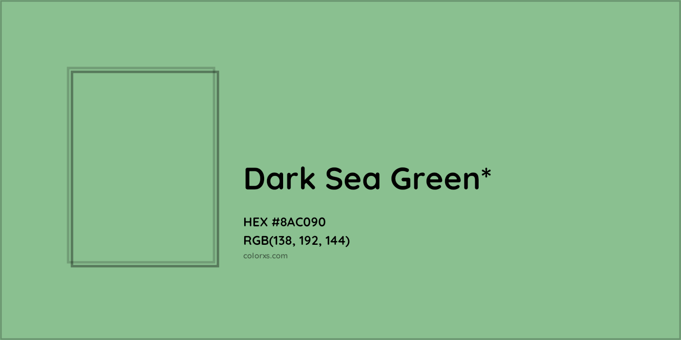 HEX #8AC090 Color Name, Color Code, Palettes, Similar Paints, Images