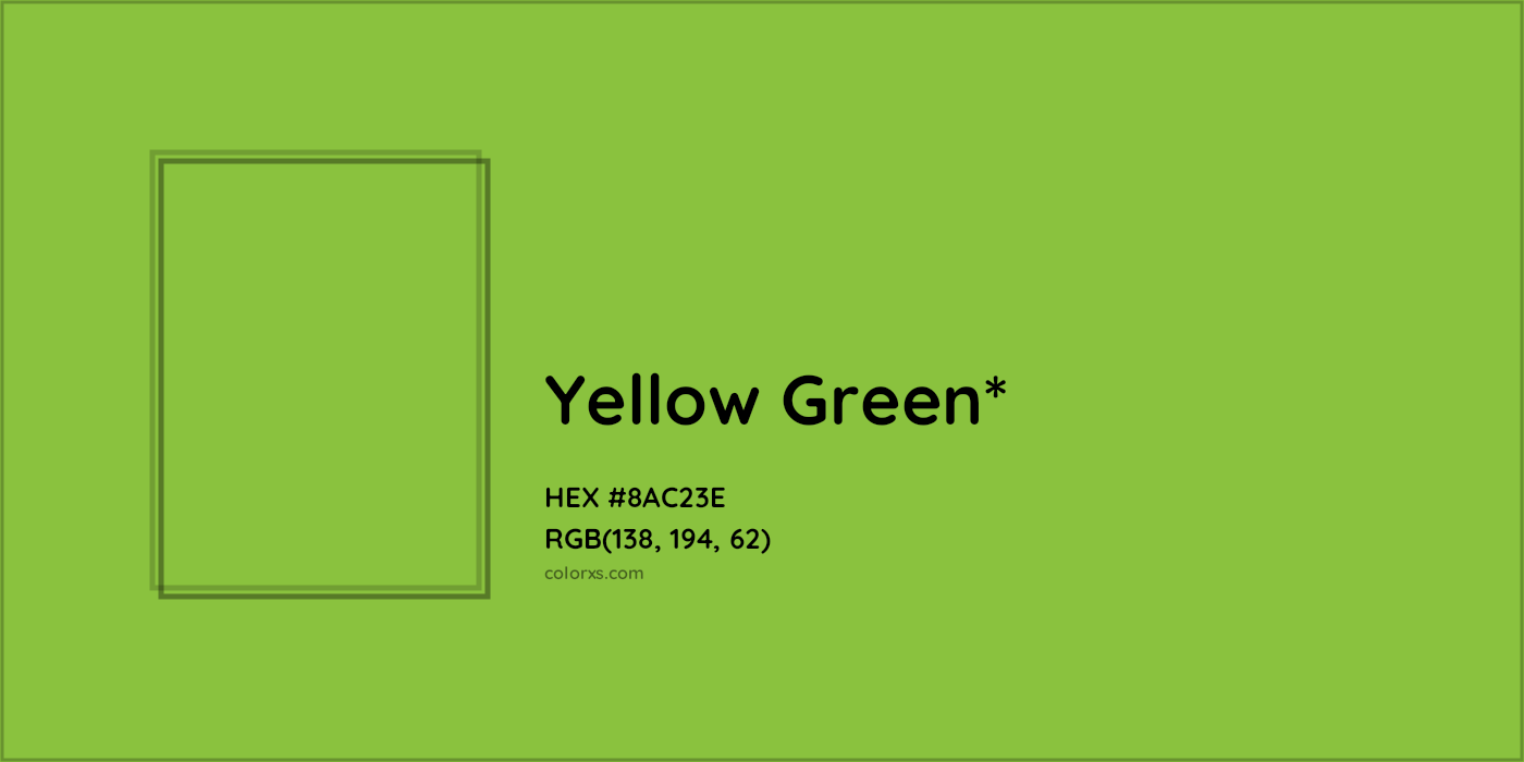 HEX #8AC23E Color Name, Color Code, Palettes, Similar Paints, Images