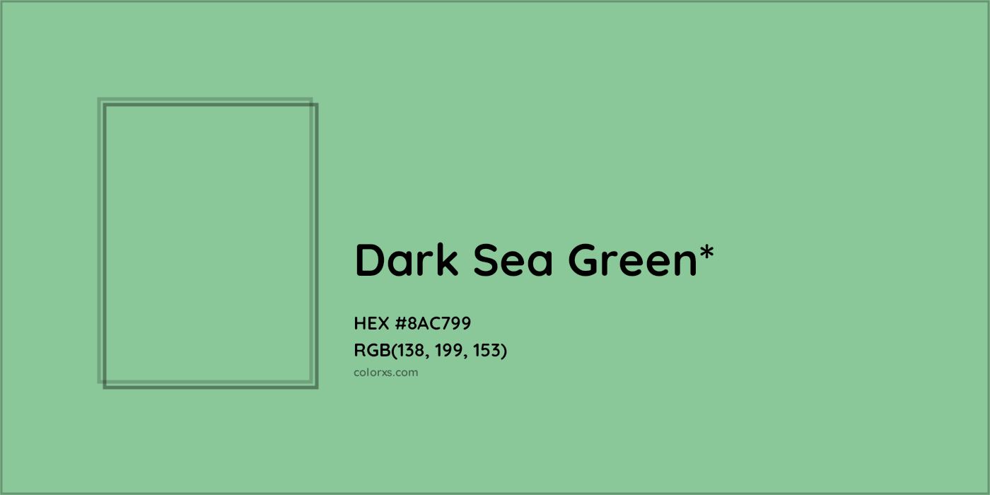 HEX #8AC799 Color Name, Color Code, Palettes, Similar Paints, Images