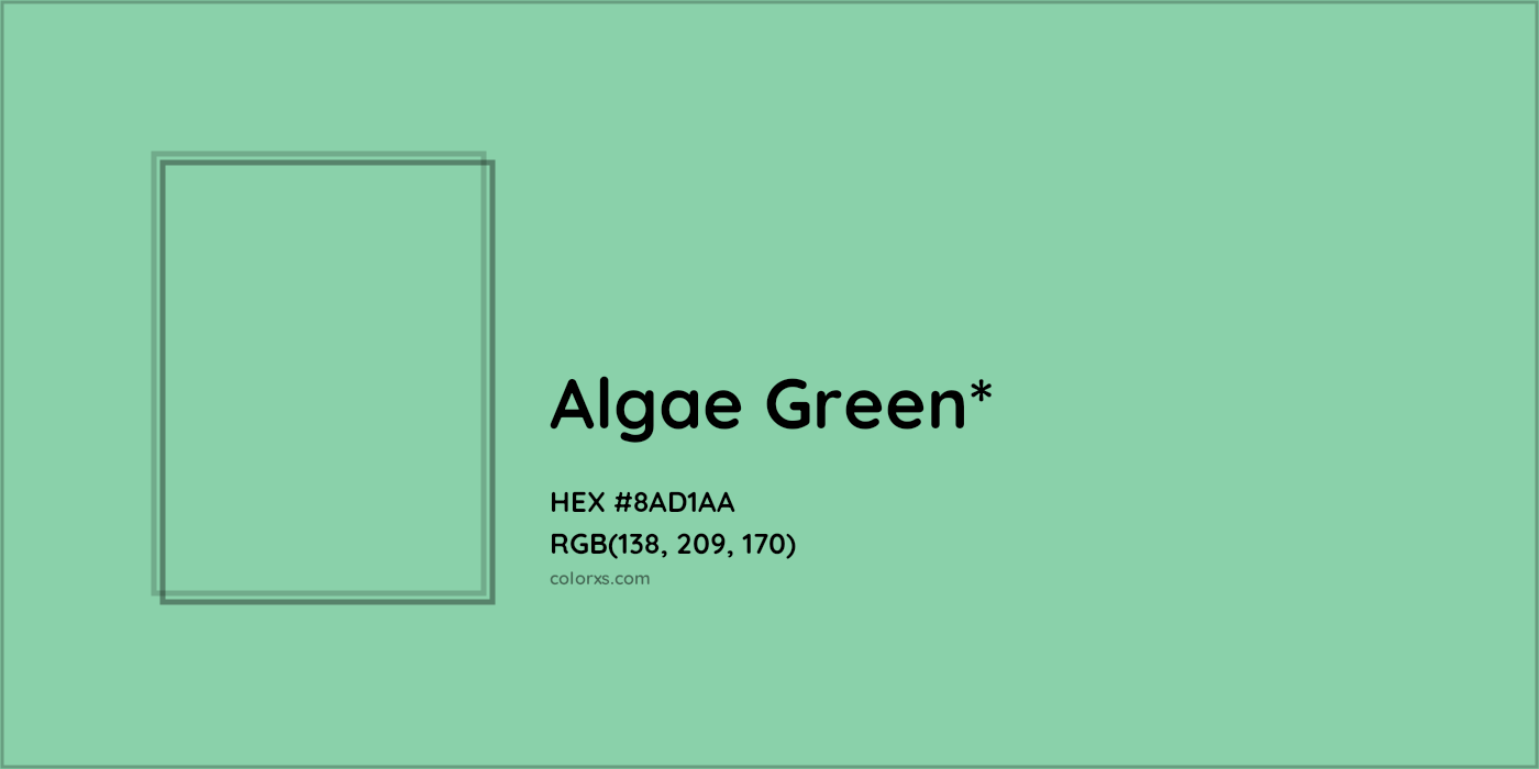 HEX #8AD1AA Color Name, Color Code, Palettes, Similar Paints, Images