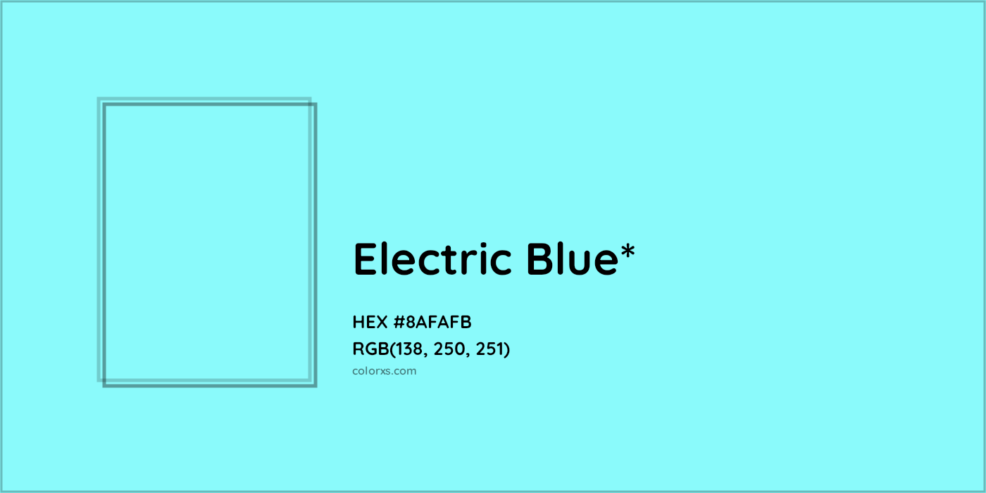 HEX #8AFAFB Color Name, Color Code, Palettes, Similar Paints, Images