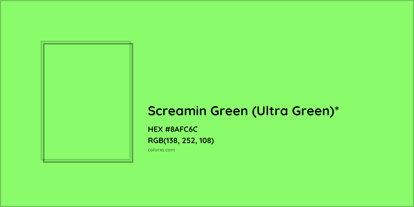 HEX #8AFC6C Color Name, Color Code, Palettes, Similar Paints, Images