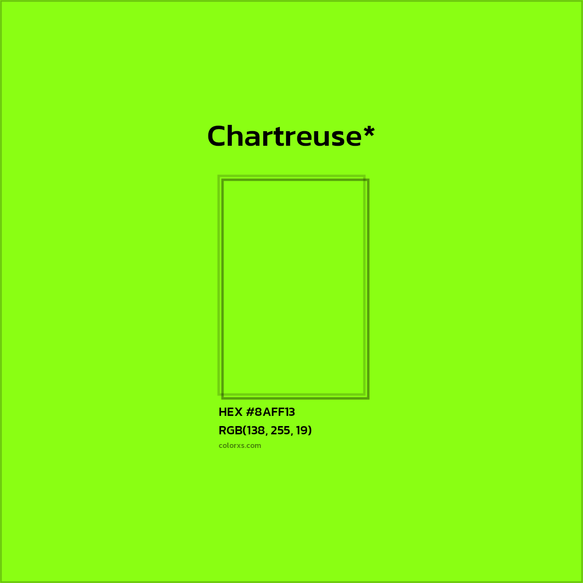HEX #8AFF13 Color Name, Color Code, Palettes, Similar Paints, Images
