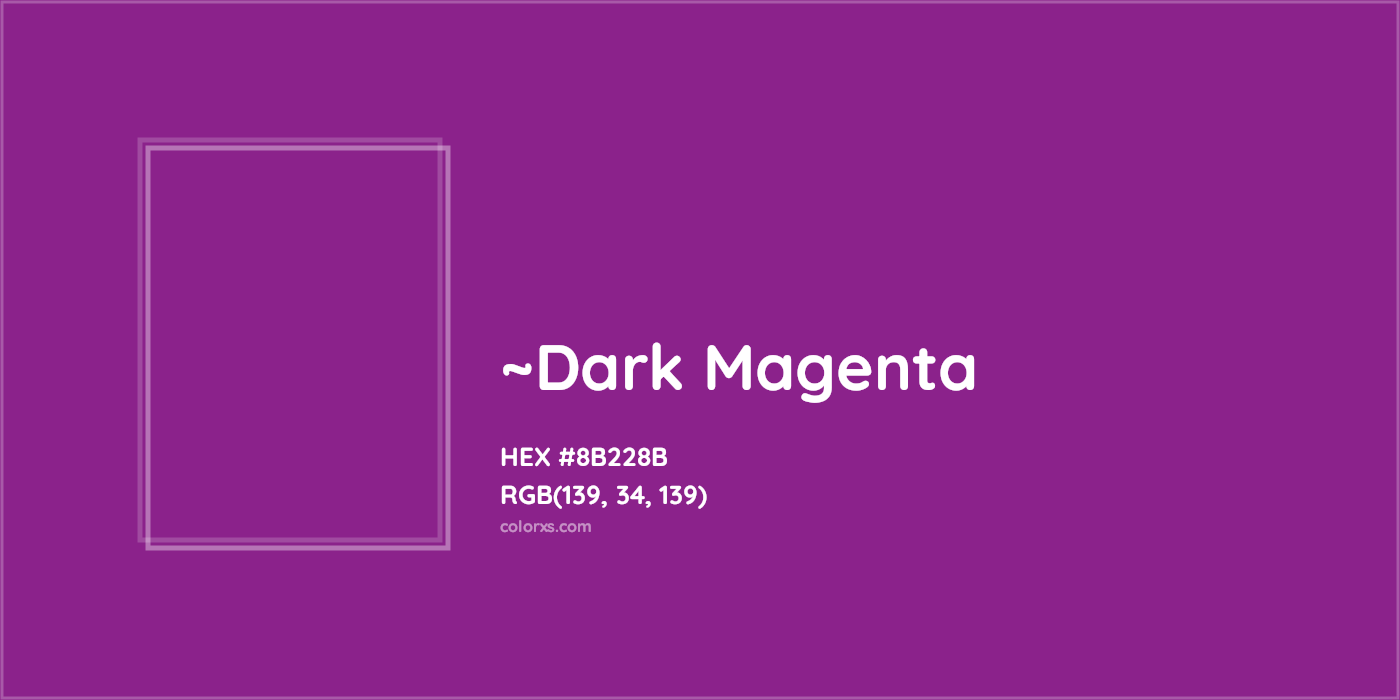HEX #8B228B Color Name, Color Code, Palettes, Similar Paints, Images